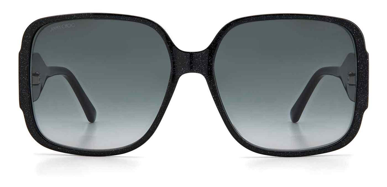 0DXF-9O - Black Glitter Gold - Dark Gray Gradient