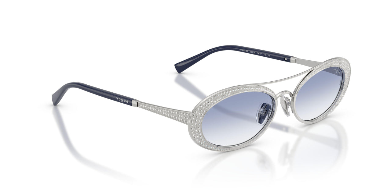 323/19 - Silver - Clear Gradient Blue