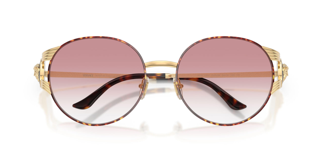 15253B - Gold - Clear Gradient Pink