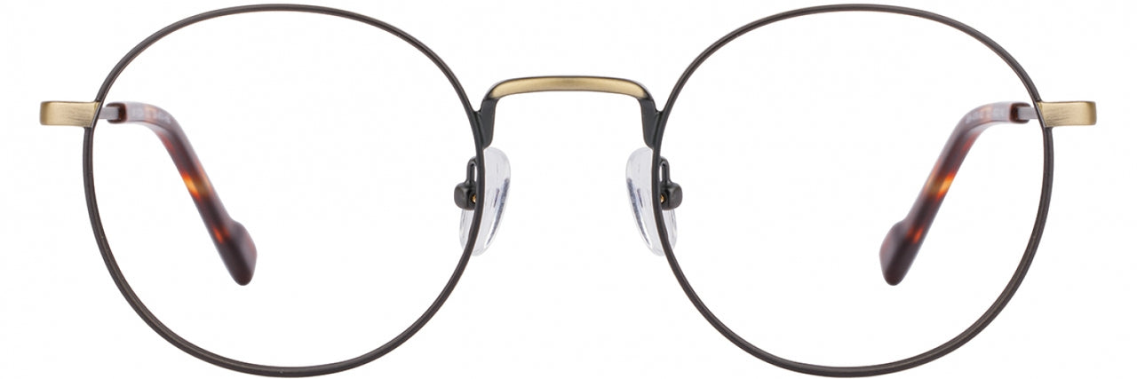 1 - Matte Black / Antique Gold
