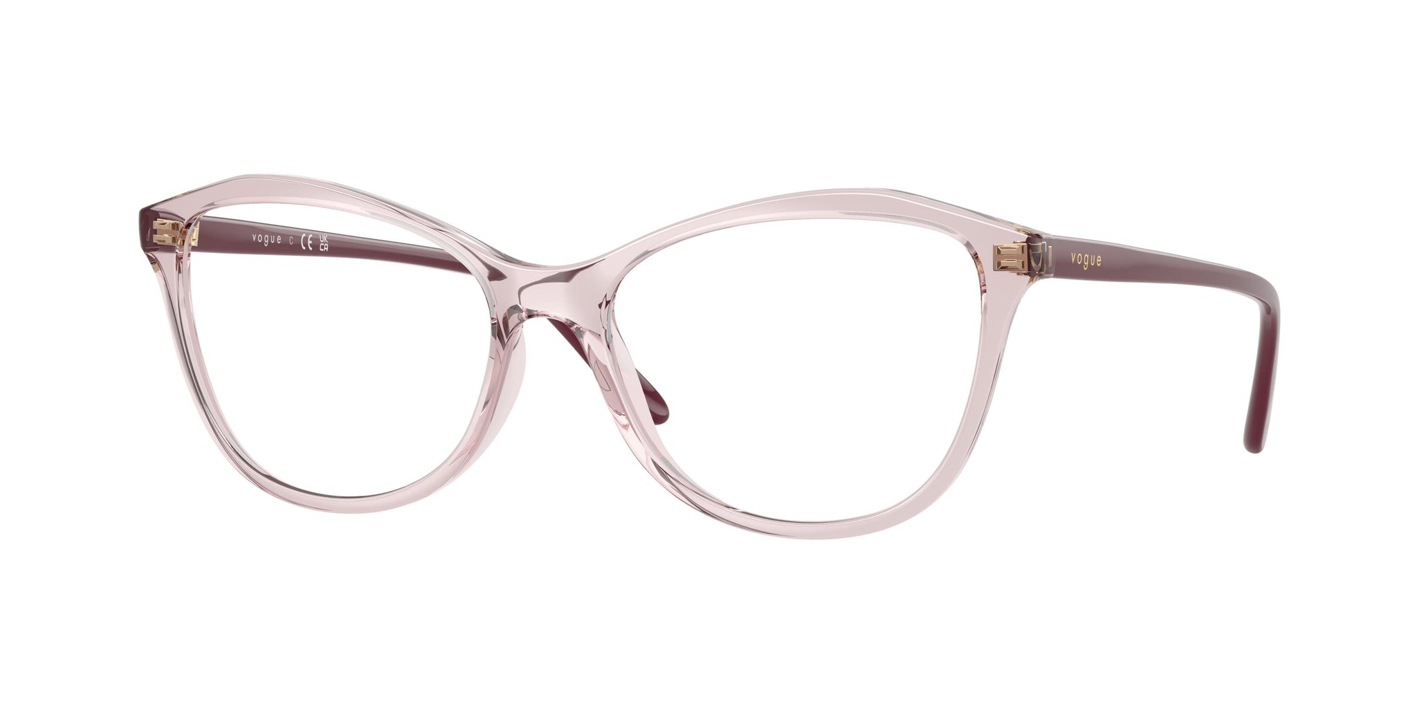 Vogue VO5602 Eyeglasses - 2942-Transparent Pink / 54, image size:2048x1024