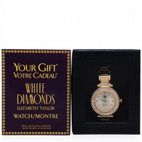Thumbnail for Elizabeth Taylor White Diamonds Ladies Watch In Hard Display Box
