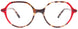 35 - Tortoise & Transparent Red