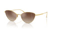 5332Q1 - Gold - Dark Brown Gradient Mirror