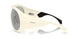 50028V - White - Clear Mirror Silver