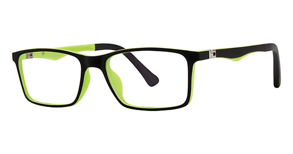 BLCKLMMTT - Black/Lime Matte