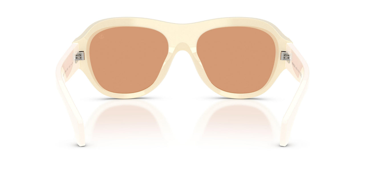 3035/7 - White - Solid Warm Brown