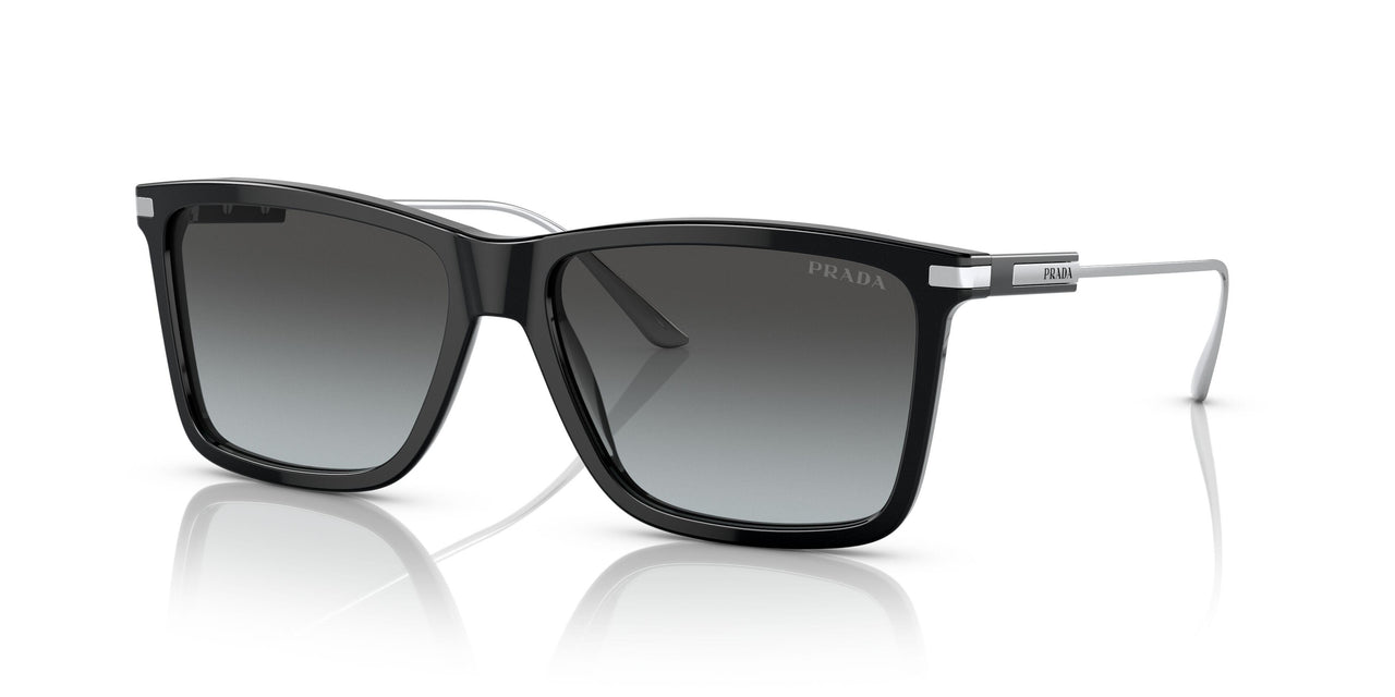 1AB06T - Black - Gradient Grey Vintage