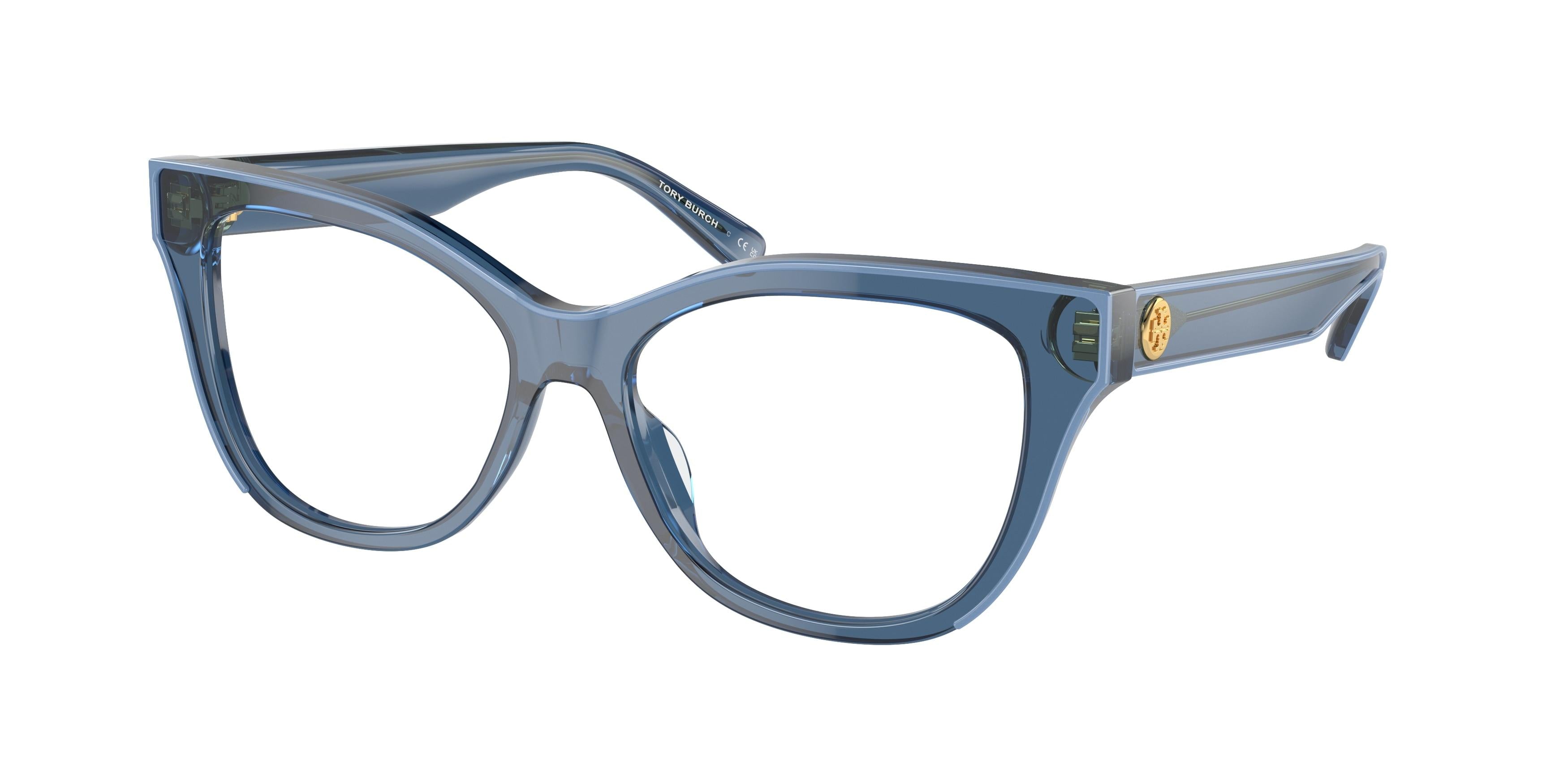 New TORY BURCH TY 7420 5516 Blue 51mm store Cat Eye Women's Eyeglasses