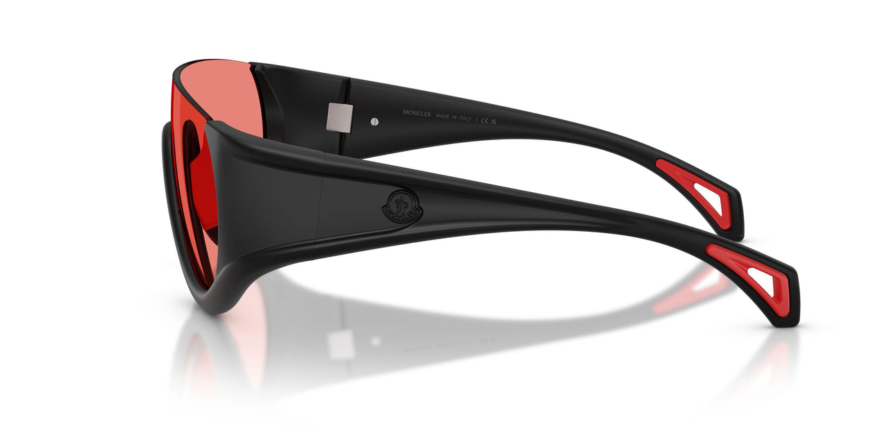 504784 - Black - Solid Red