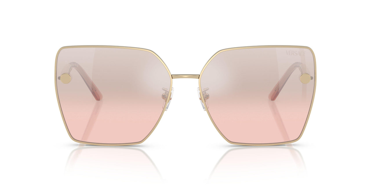 12527E - Gold - Light Pink Mirror Gradient Silver