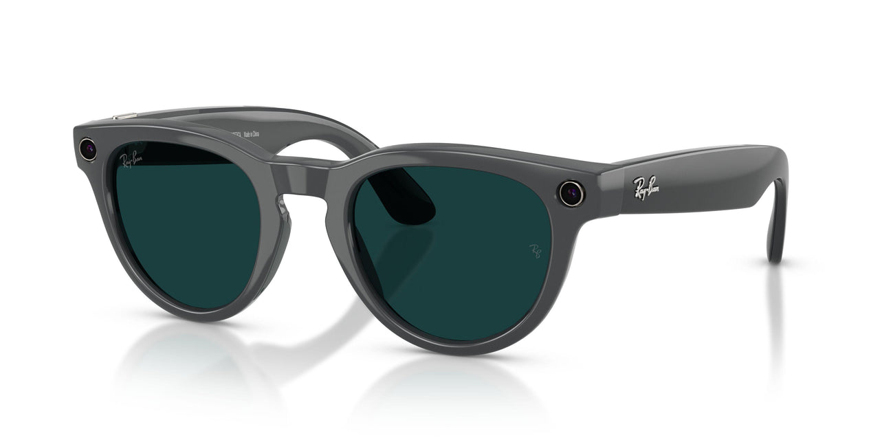 6702CE - Grey - Clear/emerald