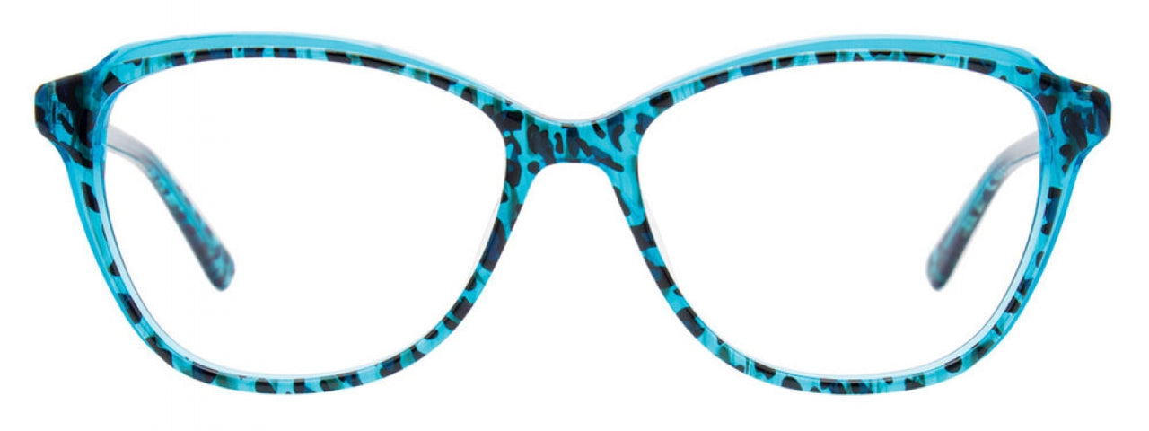 60 - Turquoise Crystal with animal print