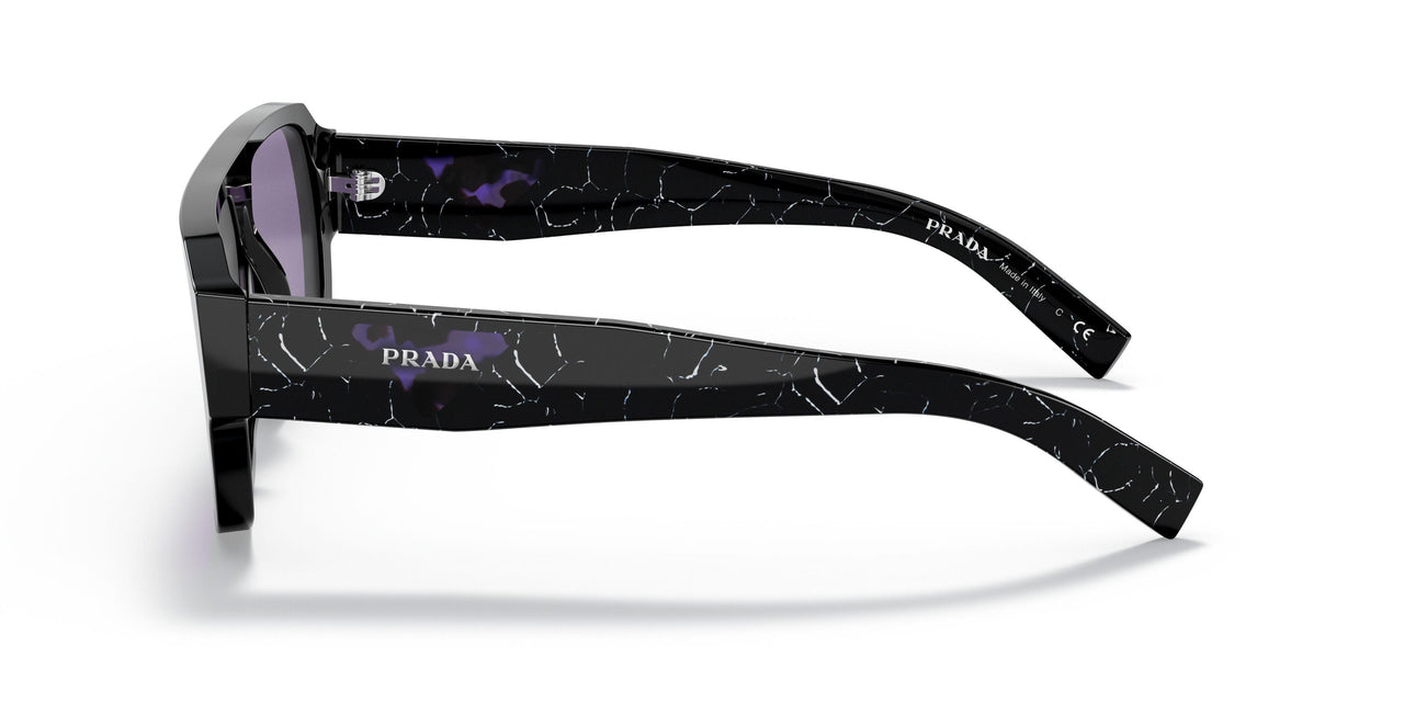 1AB05Q - Black - Violet Mirror Internal Silver