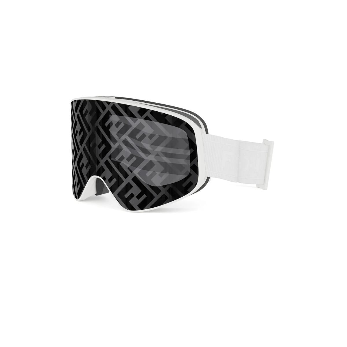 21C - Matte White - Silver Pattern