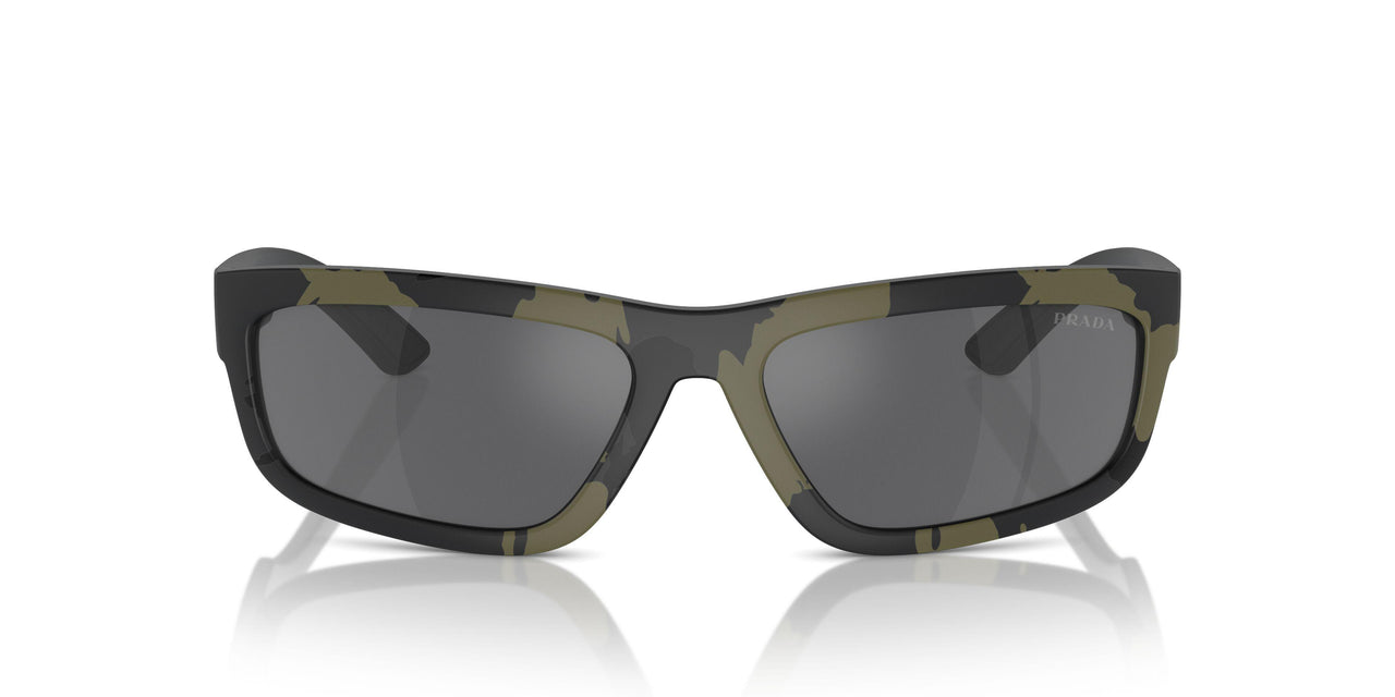 14X07G - Green - Grey Mirror Black