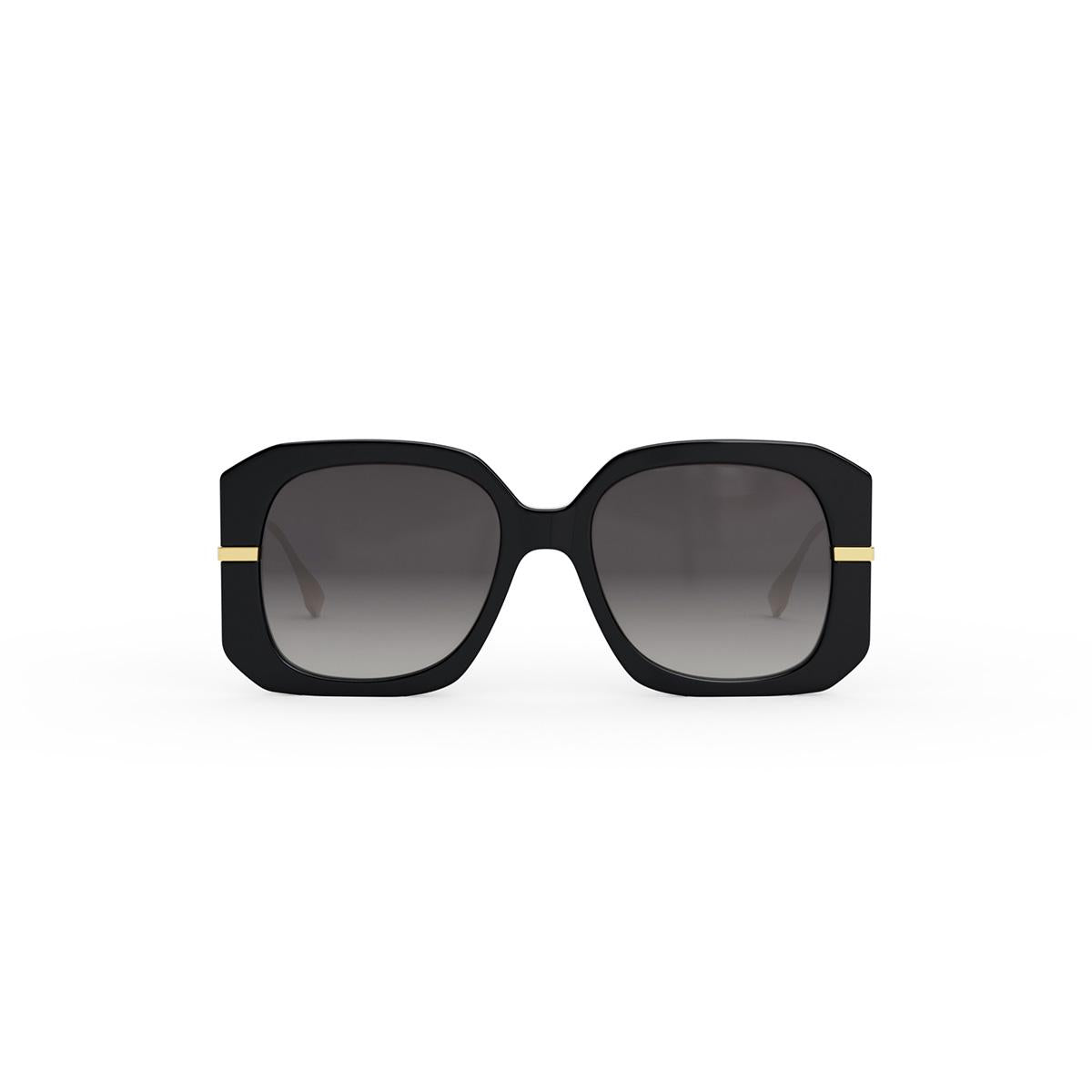 01B - Shiny Solid Black - Smoke