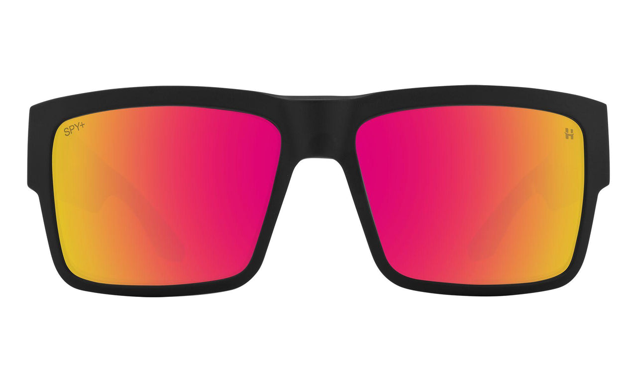 0000059 - Matte Black - Happy Gray Green with Pink Mirror