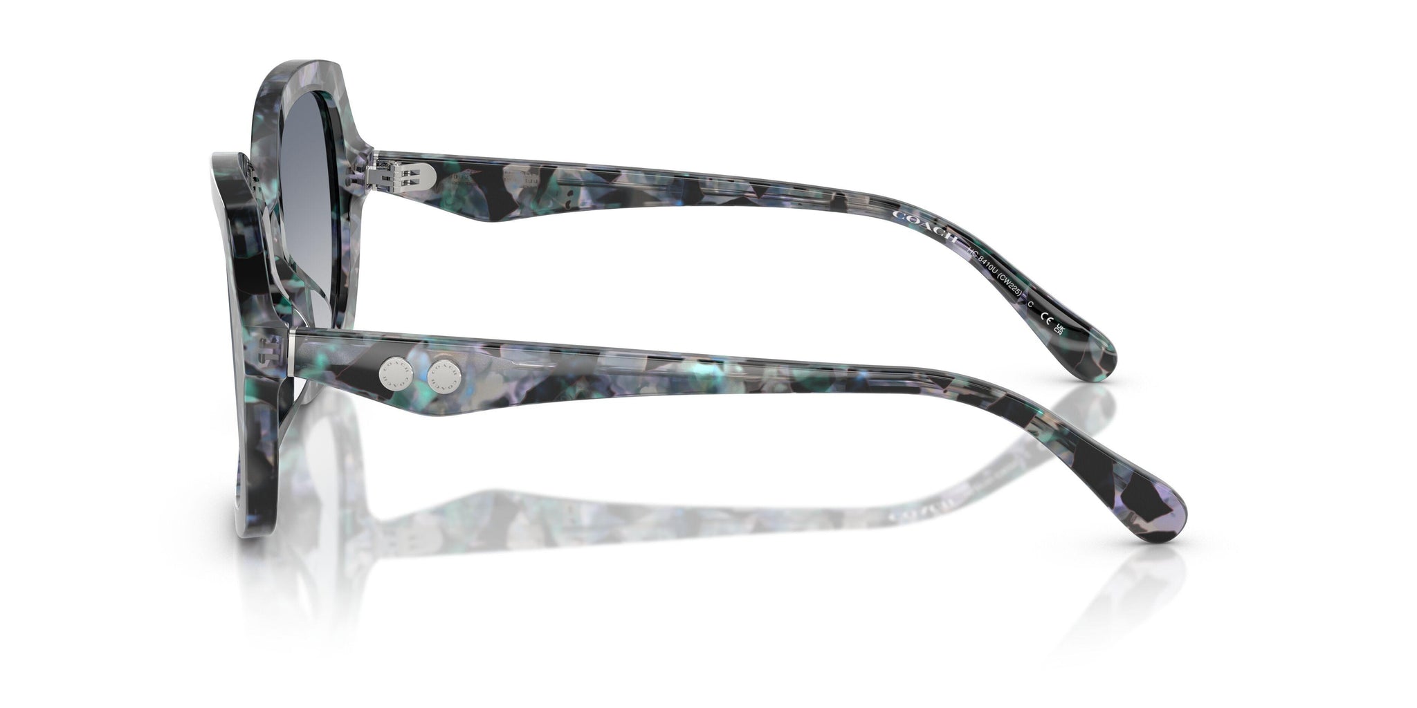 NEW Coach Women\'s Multi-Color Tortoise Sunglasses CW225 Coach CW225 HC8410U 584346 Sunglasses Womens Pearl Tortoise  main image 4