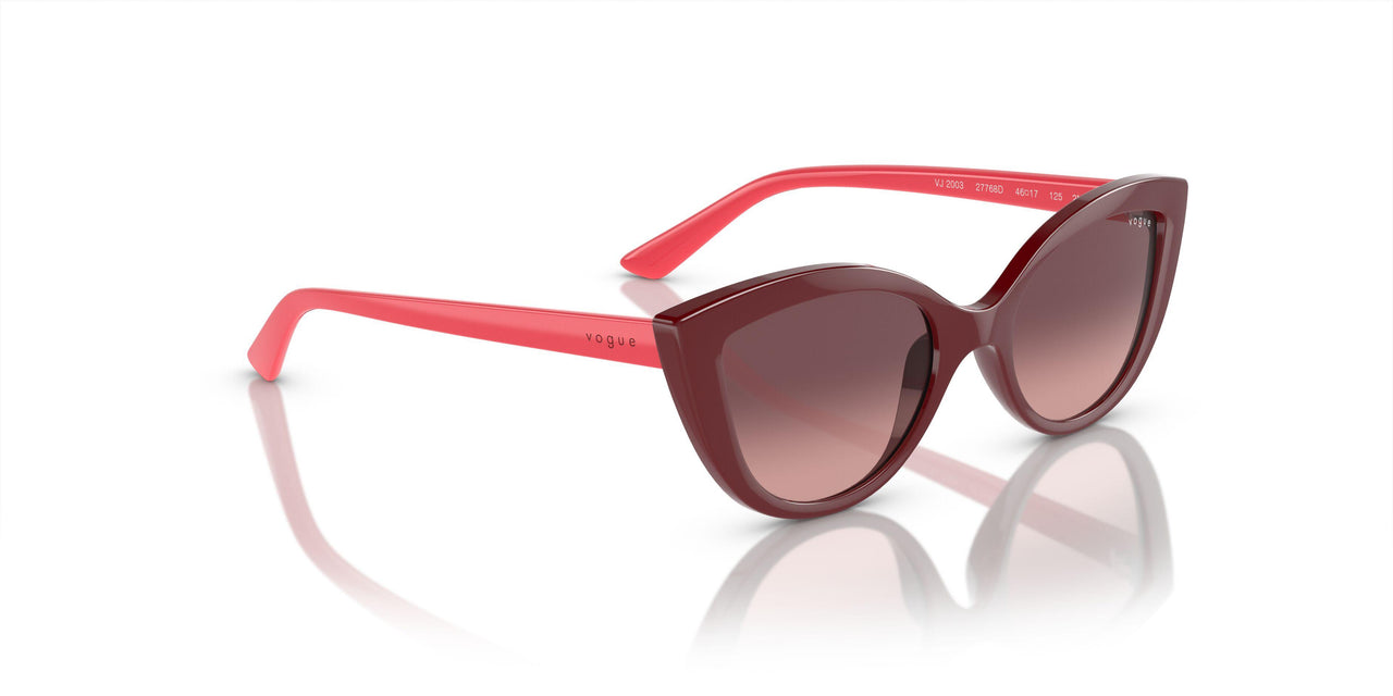 27768D - Bordeaux - Light Pink Gradient Pink
