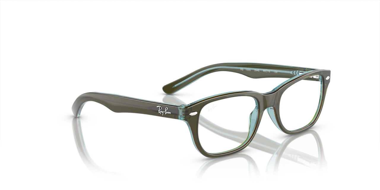 3946 - Top Green & Orange & Light Blue - Clear