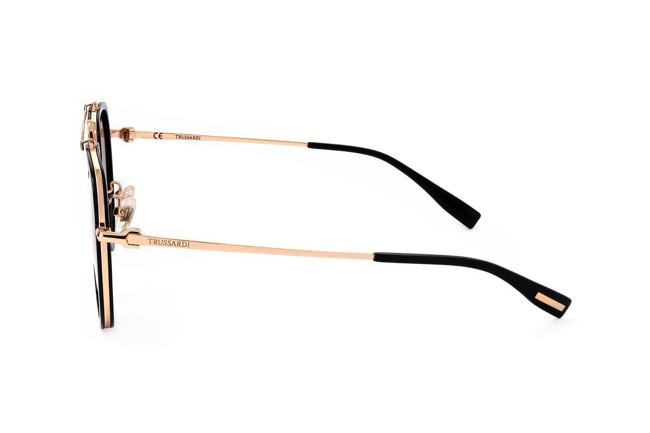 Trussardi Beige Acetate Women\'s Sunglasses Trussardi Shield Tinted Sunglasses - Neutrals Sunglasses  main image 2