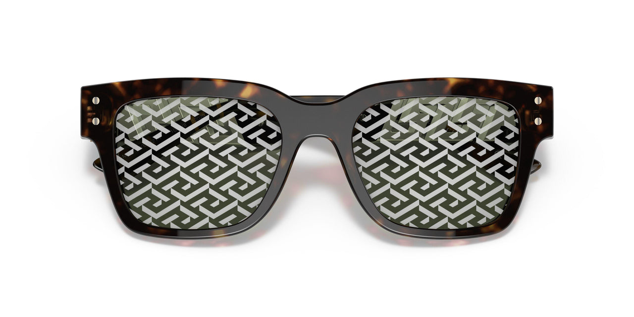 108/V8 - Havana - Green Monogram Silver