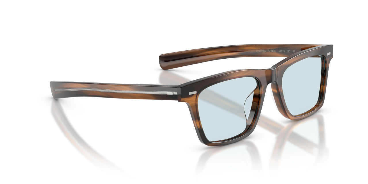 1724GH - Brown - Sky Blue Wash To Dark