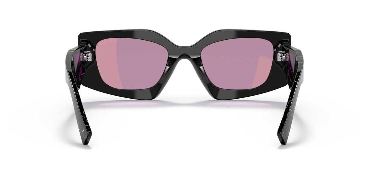 1AB07Q - Black - Dark Violet Mirror Silver Int