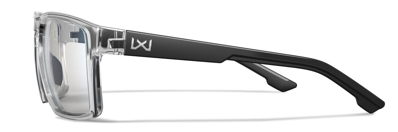 A6OFND30 - Gloss Crystal Clear/black Frame - Clear