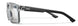 A6OFND30 - Gloss Crystal Clear/black Frame - Clear