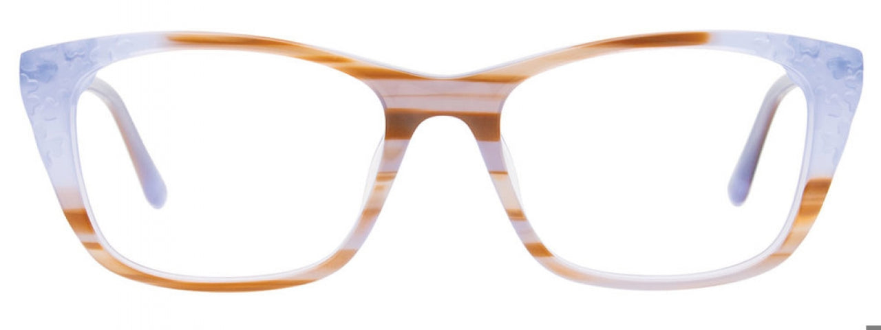 10 - Light Brown Marbled & Periwinkle