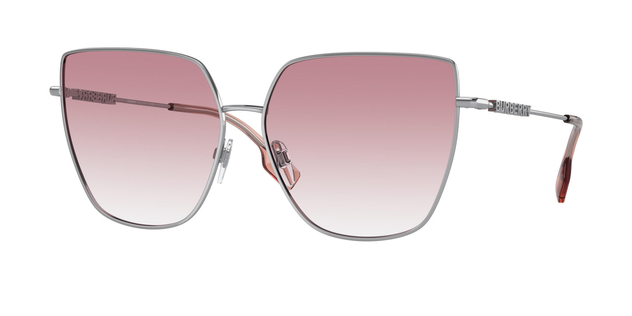 10058D - Silver - Clear Gradient Pink