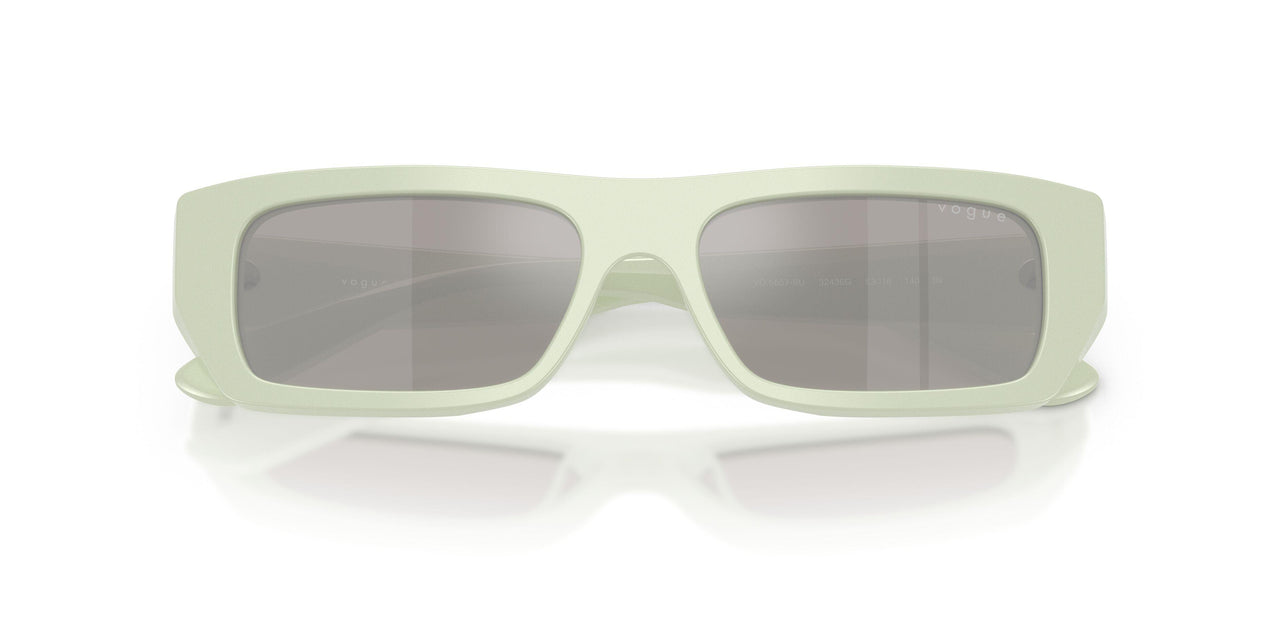32436G - Green - Light Grey Mirror Silver