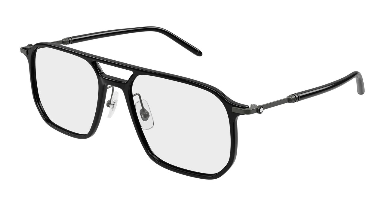 001 - Black/Gunmetal - Transparent