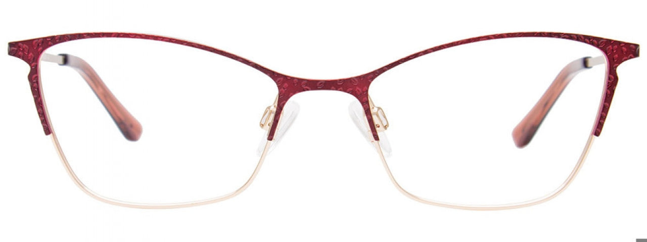 10 - Satin Dark Red & Gold