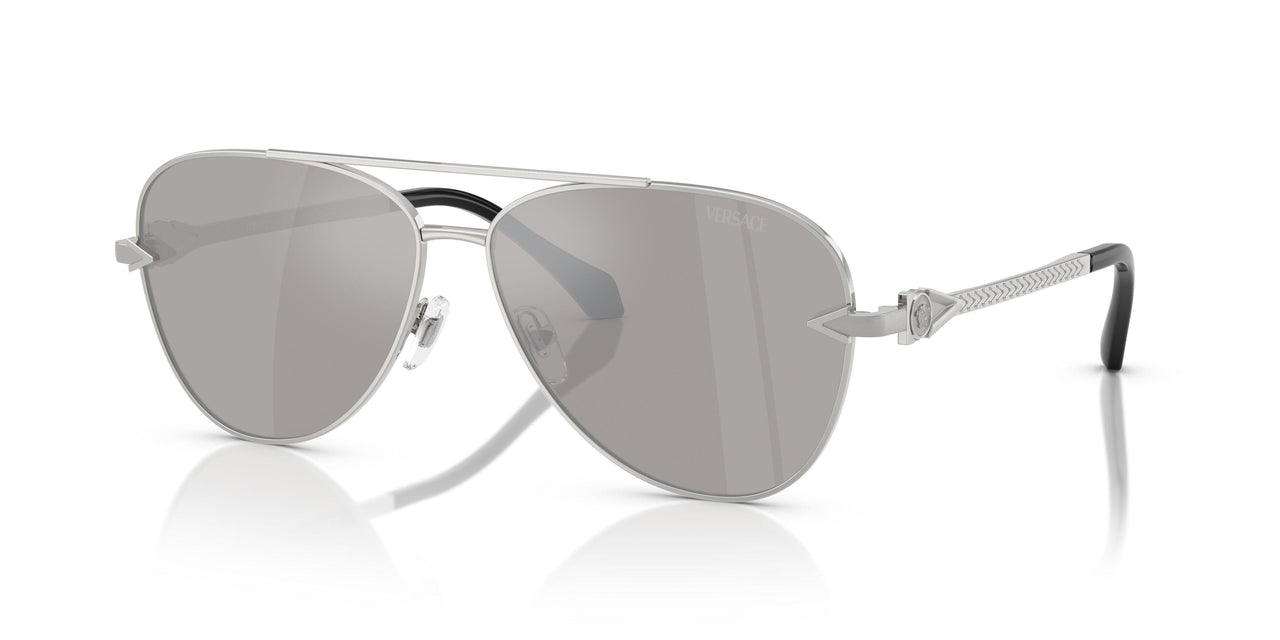 10006G - Silver - Light Grey Mirror Silver 80