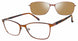 Revolution REV-AUBURN-w/Clip Eyeglasses