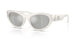 30398V - White - Clear Mirror Silver
