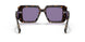2AU05Q - Havana - Violet Mirror Internal Silver