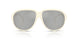 50028V - White - Clear Mirror Silver