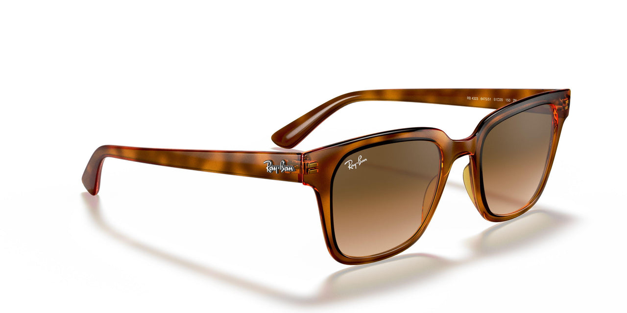 647551 - Yellow Light Havana - Clear Gradient Brown