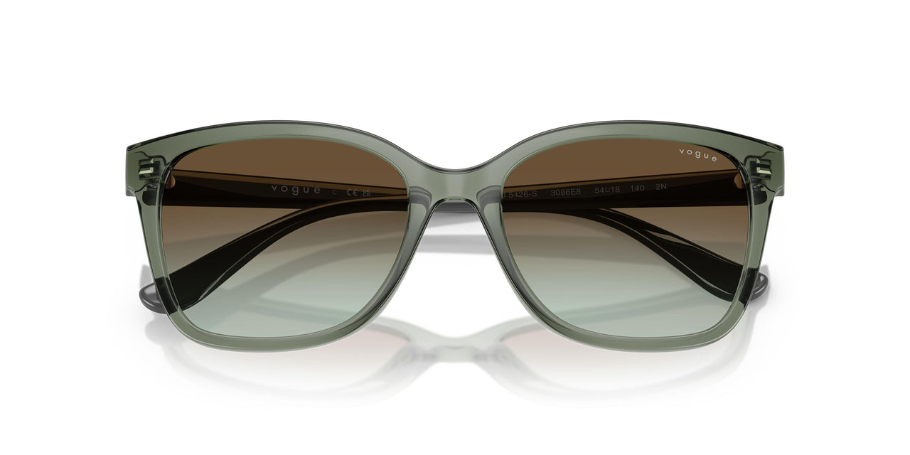 3086E8 - Green - Green Gradient Brown