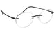 Silhouette Purist Color Groove Demo Rimless 5561 Eyeglasses