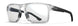 A6OFND30 - Gloss Crystal Clear/black Frame - Clear