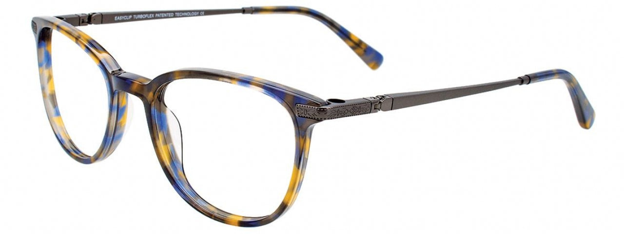 10 - Brown & Blue Tortoise / Matt Dark Steel
