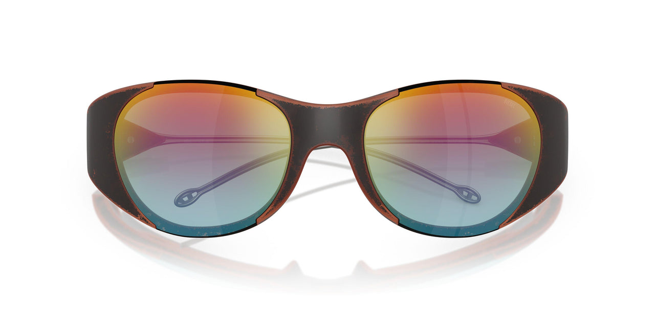 508/B6 - Multicolor - Green Gradient Brown Mirror Red