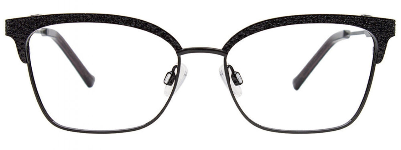 90 - Black with Crystals