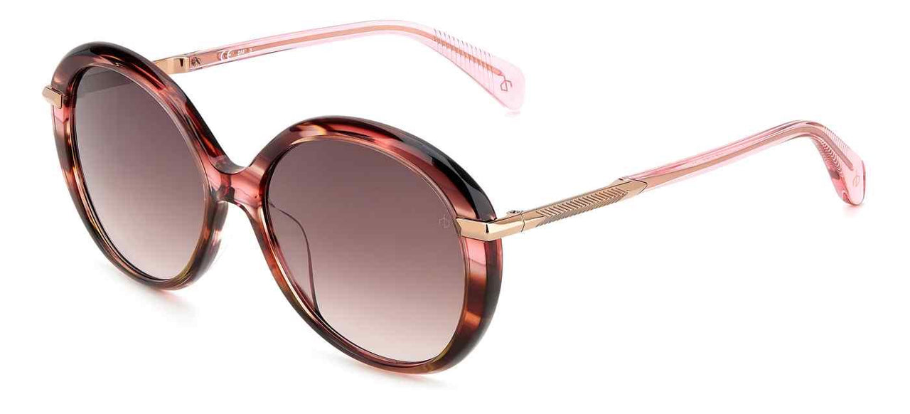 01ZX-HA - PINK HORN - Brown Gradient