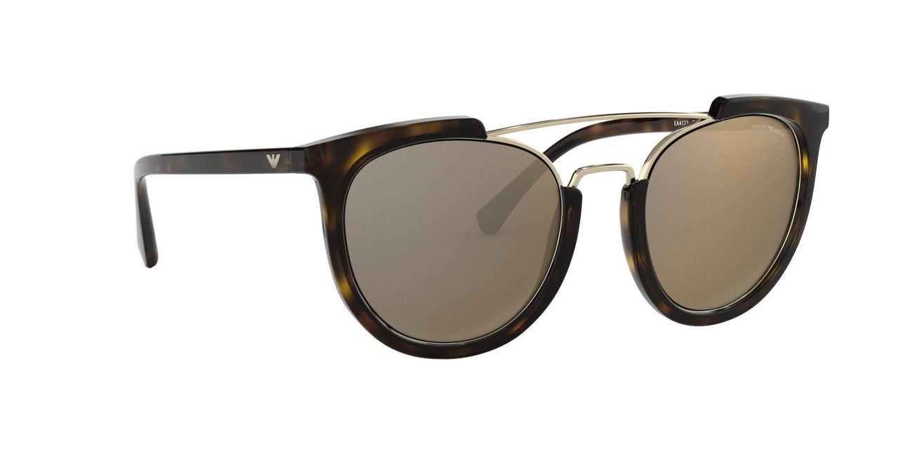 50265A - Havana - Light Brown Mirror Dark Gold